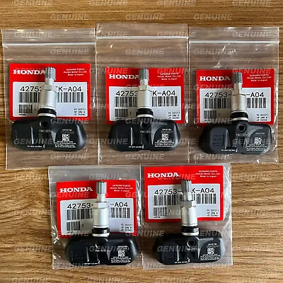 5PCS NEW 42753STKA04 TPMS Tire Pressure Monitoring Sensor For HONDA MDX RDX TSX • $49.99