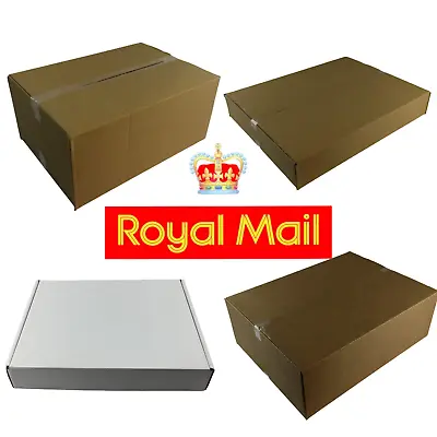Maximum Size ROYAL MAIL SMALL PARCEL Cardboard Postal Boxes For Posting/Postage • £7.65