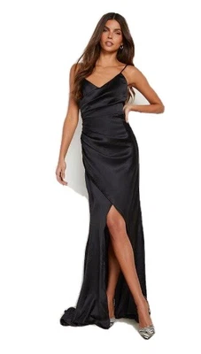 £28 • Buy Boohoo Satin Prom Dress Bnwt 2 Available
