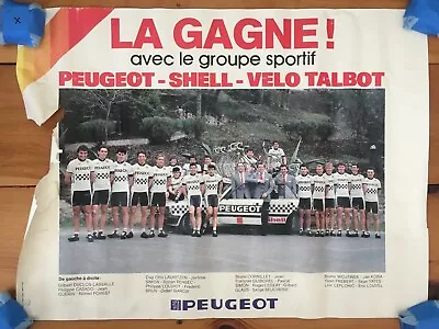 Vintage Original Peugeot Bicycle Poster • $70