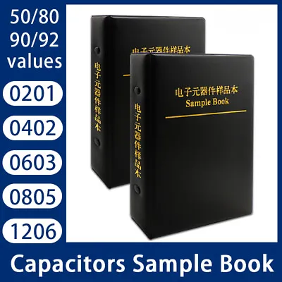 Capacitors Kit SMD Sample Book 0201 0402 0603 0805 1206 SMT Chip Assortment Pack • $15.29