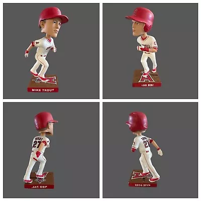 Mike Trout Los Angeles Angels 2017 SGA 2016 MVP Bobblehead 2 Of 3 • $12.99