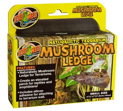 Zoo Med Naturalistic Terrarium Mushroom Ledge Small Size 4.5 Inches X 7 Inches • $14.06