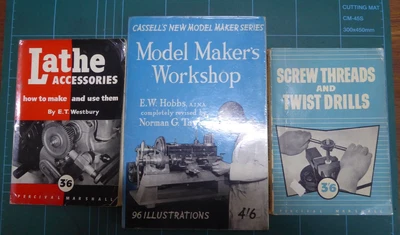 £5 • Buy 3 Vintage Books  - Model Enginering, Model Making, Workshop Practice, Lathes