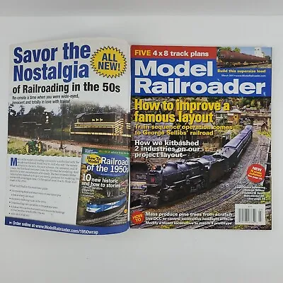 Vintage Model Railroader March 2011 Magazine Train Hobbyist Miniature Cover On • $3.98