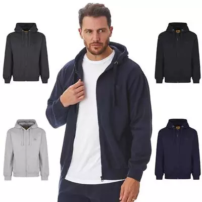 Iron Mountain Workwear Mens Work Hooded Sweater Casual Hoody Zip Through Hoodie • £17.45