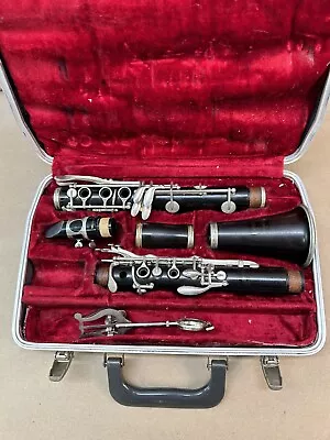 Selmer Bundy Wood Bb Clarinet With Case And Mpc For Restore • $99