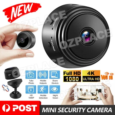 $11.95 • Buy 1080P HD Mini Wifi Wireless Security Camera Network Monitor Hidden Magnetic AU