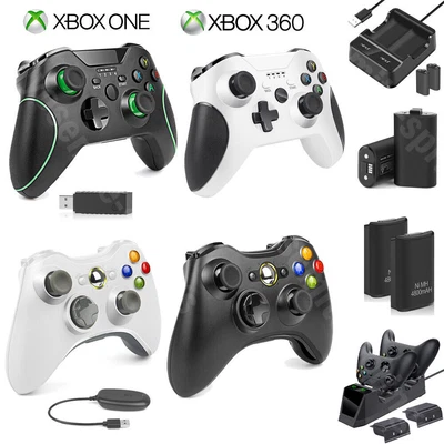 $18.99 • Buy Wireless Controller & Rechargeable Battery Charger For XBOX /XBOX ONE/XBOX 360