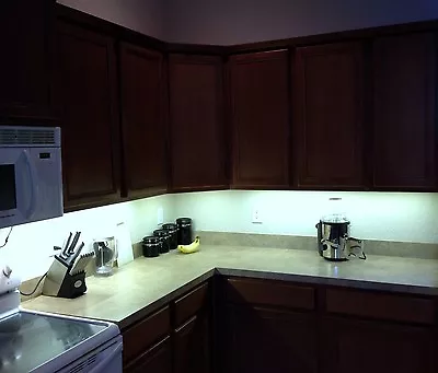 Kitchen Under Cabinet Professional Lighting Kit COOL WHITE LED Strip Tape Light • $95.95