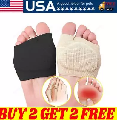 2-4 Pack For Man Women Fabric Metatarsal Pads Sleeve Gel Sole Cushion Foot Pain • $7.99