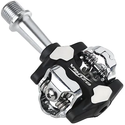 VENZO Shimano SPD Compatible Mountain Bike Forged 6066 Aluminium Clipless Pedals • $31.32