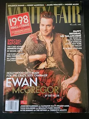 Vanity Fair Magazine December 1998 Ewan McGregor Clinton/Starr No Label  B B2:79 • $10.36