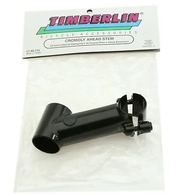 Kalloy Timberlin Threadless Stem 90mm 30° Rise 1 1/8  25.4mm CrMo NOS NEW • $15.99