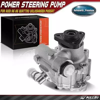 Power Steering Pump W/o Pulley For Audi A6 Quattro 00-05 Volkswagen Passat 02-04 • $47.59