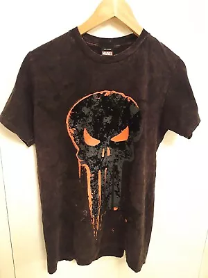 Marvel Vintage Mad Engine The Punisher Mens Black T-Shirt Size Large • £15