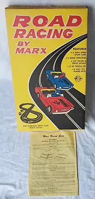 Vintage 1965 Marx Toy Road Racing Slot Car Set BOX & INSTRUCTIONS ONLY • $29.50