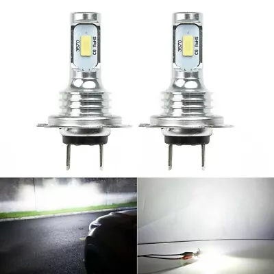 Auto H7 LED Headlight Bulbs Conversion Lamp Bar High Low Beam 4000LM 6000K 80W • $17.34