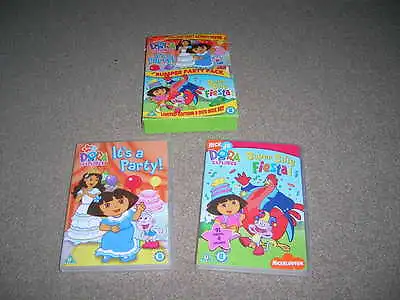 £2.50 • Buy Dora The Explorer Bumper Its A Party Pack Super Silly Fiesta 2 Discs 