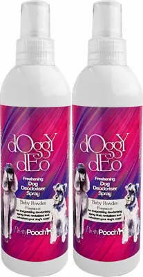£13.99 • Buy Dog Deodorising Deodorant Spray Baby Powder Grooming Perfume Cologne 2 X 250ml