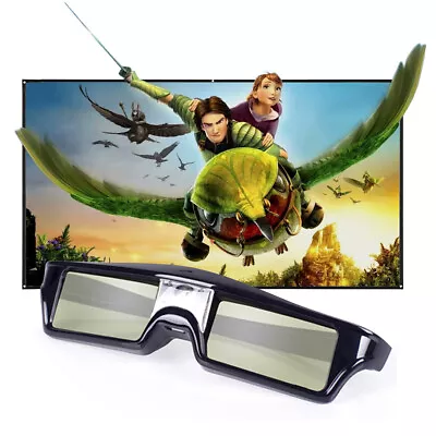 £20.68 • Buy 3D Glasses Active Shutter For BenQ Optoma DLP-Link Universal 3D Projector USB UK