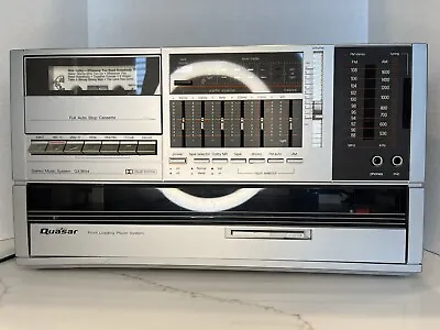 Vintage Quasar GX 3694 Turntable Boombox AM/FM Radio Cassette Player • $269.99