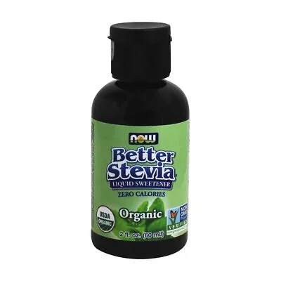 NOW Foods Better Stevia Liquid Sweetener Organic 2 Ounces • $13.65