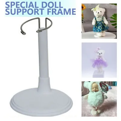 New Metal Doll Toys Stand Display Holder Adjustable Height Model Support C • £7.85