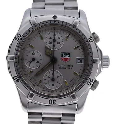 Rare Tag Heuer 2000 Series Men's 38mm Automatic Stainless Cal 7750 Watch 760.306 • $799.95