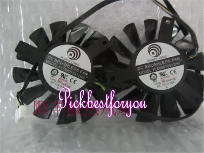 75mm MSI GTX 660 670 680 R7850 R7870 R7950 TwinFrozrIII Video Card Fan #M770 QL • $12.33