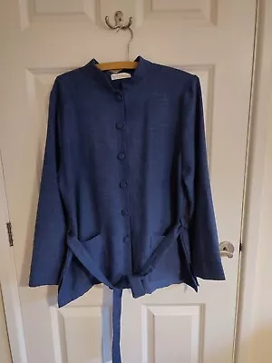 David  Nieper Lightweight Blue Jacket Size 16 • £8.20