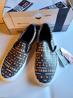 Vans Nintendo Zelda Link Slip On Classic Shoes Mens US 6 Women's US 7.5 24cm • $100