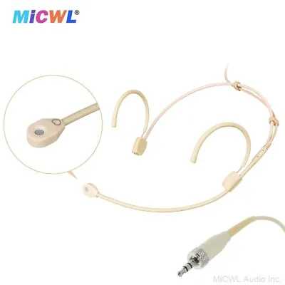HSP4 Cardioid HeadMic Microphone For Sennheiser G3 G4 Belt-Pack Hanging HeadSet • $25.49