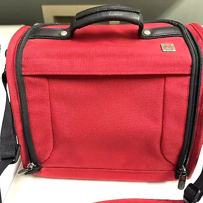 Victorinox Swiss Army Small Red Duffel Carry On With Shoulder Strap • $35.99