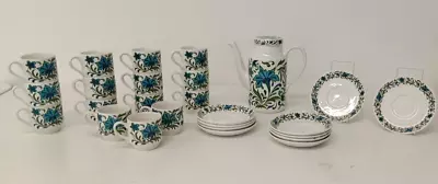 26pc MIDWINTER Spanish Garden China Tea Set - M5 • £20