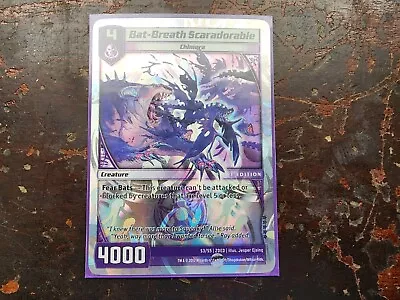 Kaijudo X1 BAT-BREATH SCARADORABLE 1st Edition SR S3/S5 2DED Dojo Edition 2012  • $10