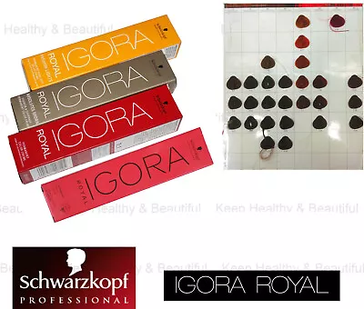 Schwarzkopf IGORA Royal Color 60ml Professional Permanent Hair Colour • $24.15