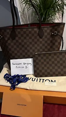 $2900 • Buy Louis Vuitton Neverfull MM Damier Ebene