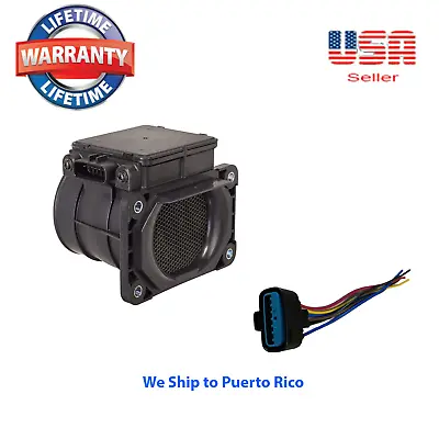 For Dodge Stratus Mitsubishi Galant Eclipse Mass Air Flow Sensor AND CONNECTOR • $43.50