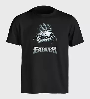 $15 • Buy Philadelphia Eagles Gloves T-Shirt - Sizes Small To 5XL