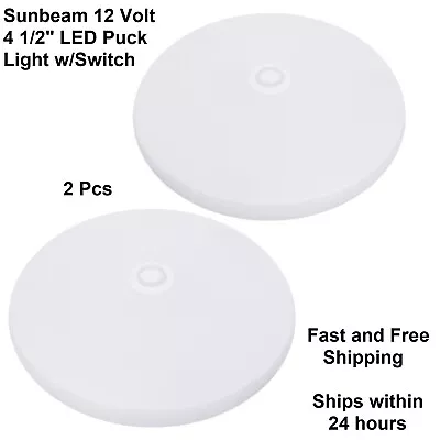 LED Flush Mount 4.5  Lights - 2 Pack RV Teardrop Travel Trailer Camper Motorhome • $17.75