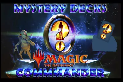 EDH Custom Commander Mystery Decks Casual 100 Card Ready To Play Decks! • $25.90