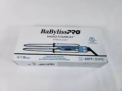 BaBylissPRO Nano Titanium Flat Iron Hair Straightener 3/4  Travel Straightener • $27.29