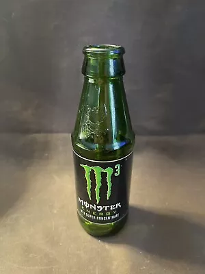 Monster Energy M3 Glass Bottle Empty Rare • $30