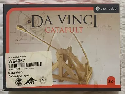 ThumbsUp! Da Vinci Catapult Recommended DVCAT 12 Years Plus Fast Free Shipping • $27.58