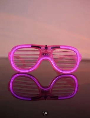 £3.75 • Buy Kids/Teen/Adult Pink Light Up Festival Glasses