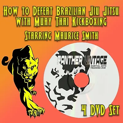 How To Defeat Brazilian Jiu Jitsu Starring Maurice Smith (4 DVD Set) • $24.95