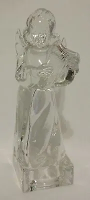 Crystal Angelic Harp 7-1/2  Figurine Mikasa Herald Collection German Full Lead • $12.42