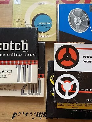 ScotchTapes 7” Reels International Electronics Tapes Westminster Boxed Used • £12