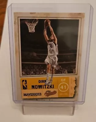 Dirk Nowitzki 2004 Fleer Authentix Mezzanine 1/50 Dallas Mavericks Blue • $1.29